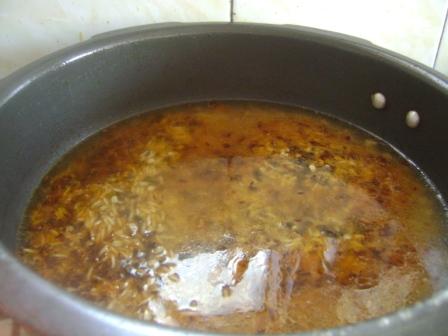 Add rice & lentil mixture to the pressure cooker. Keep the Stove on high flame.